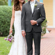 Load image into Gallery viewer, Ultra Slim Steel Grey Sterling Wedding Suit
